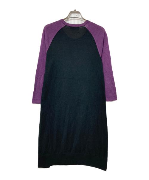 Hysteric Glamour（ヒステリックグラマー）Hysteric Glamour (ヒステリックグラマー) ガールデザインニットワンピース パープル サイズ:Fの古着・服飾アイテム