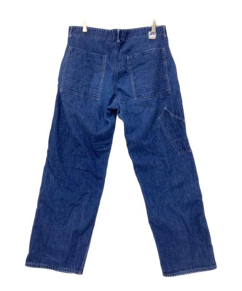 POST O'ALLS（ポストオーバーオールズ）POST O'ALLS (ポストオーバーオールズ) WAREHOUSE (ウエアハウス) 別注デニムワークパンツ インディゴ サイズ:Lの古着・服飾アイテム