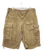 BEAMS PLUS×Engineered Garmentsビームスプラス×エンジニアドガーメンツ）の古着「BDU 3/4 Shorts Corduroy」｜ベージュ