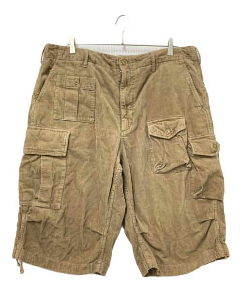 BEAMS PLUS（ビームスプラス）BEAMS PLUS (ビームスプラス) Engineered Garments (エンジニアードガーメンツ) BDU 3/4 Shorts Corduroy ベージュ サイズ:Lの古着・服飾アイテム