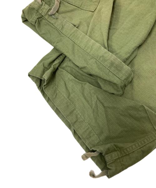 BEAMS PLUS（ビームスプラス）BEAMS PLUS (ビームスプラス) Engineered Garments (エンジニアードガーメンツ) 別注 BDU 3/4 Shorts Poplin オリーブ サイズ:XLの古着・服飾アイテム