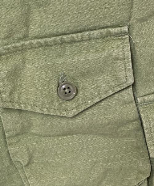 BEAMS PLUS（ビームスプラス）BEAMS PLUS (ビームスプラス) Engineered Garments (エンジニアードガーメンツ) 別注 BDU 3/4 Shorts Poplin オリーブ サイズ:XLの古着・服飾アイテム