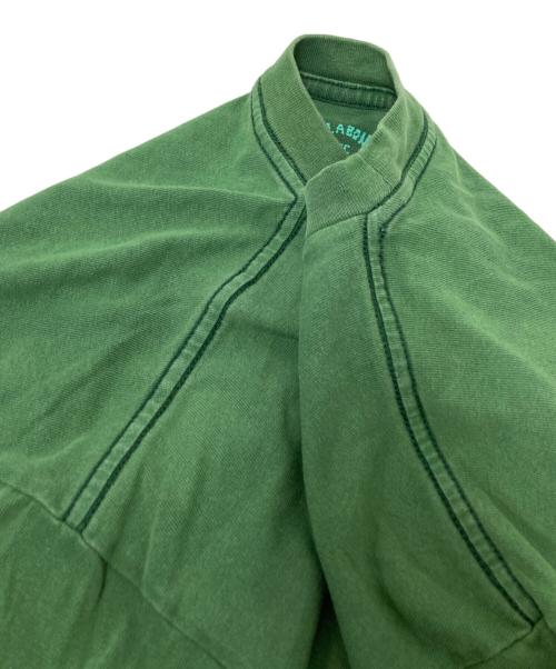 Billabong（ビラボン）Billabong (ビラボン) Ron Herman (ロンハーマン) 別注ロゴ ポケット Tシャツ グリーン サイズ:Lの古着・服飾アイテム