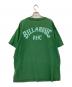 Billabong (ビラボン) Ron Herman (ロンハーマン) 別注ロゴ ポケット Tシャツ グリーン サイズ:L：4000円