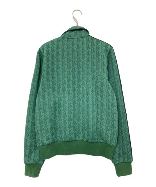 LACOSTE（ラコステ）LACOSTE (ラコステ) モノグラムジャカードトラックジャケット グリーン サイズ:US:Sの古着・服飾アイテム