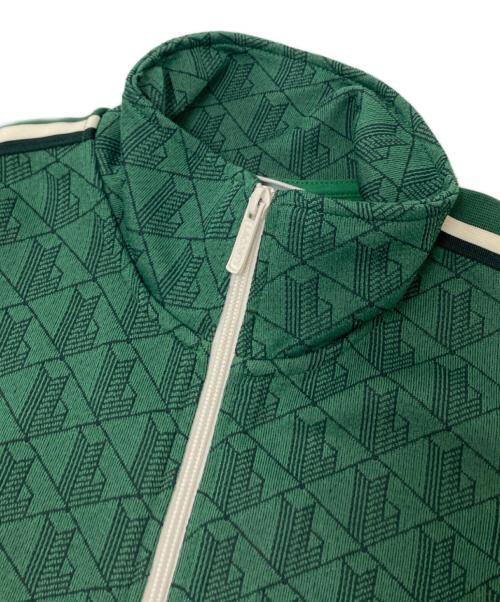 LACOSTE（ラコステ）LACOSTE (ラコステ) モノグラムジャカードトラックジャケット グリーン サイズ:US:Sの古着・服飾アイテム