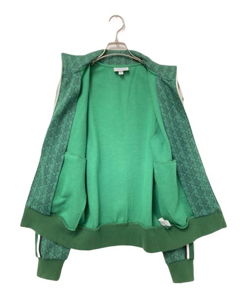 LACOSTE（ラコステ）LACOSTE (ラコステ) モノグラムジャカードトラックジャケット グリーン サイズ:US:Sの古着・服飾アイテム