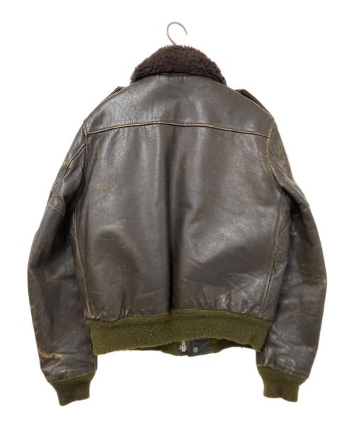 Schott（ショット）Schott (ショット) レザーフライトジャケット ブラウン サイズ:40の古着・服飾アイテム