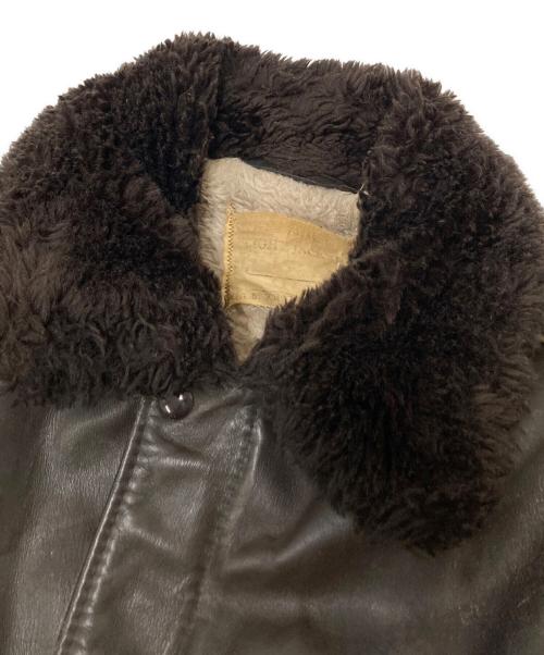 Schott（ショット）Schott (ショット) レザーフライトジャケット ブラウン サイズ:40の古着・服飾アイテム