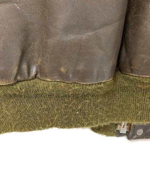 Schott（ショット）Schott (ショット) レザーフライトジャケット ブラウン サイズ:40の古着・服飾アイテム