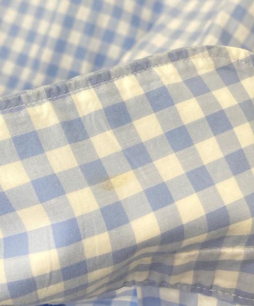 finemore（フィナモレ）finemore (フィナモレ) ギンガムチェックシャツ ブルー サイズ:15/38の古着・服飾アイテム