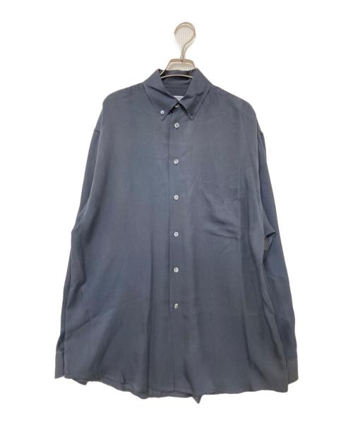 EMPORIO ARMANI（エンポリオ アルマーニ）EMPORIO ARMANI (エンポリオアルマーニ) シルクシャツ グレー サイズ:Sの古着・服飾アイテム