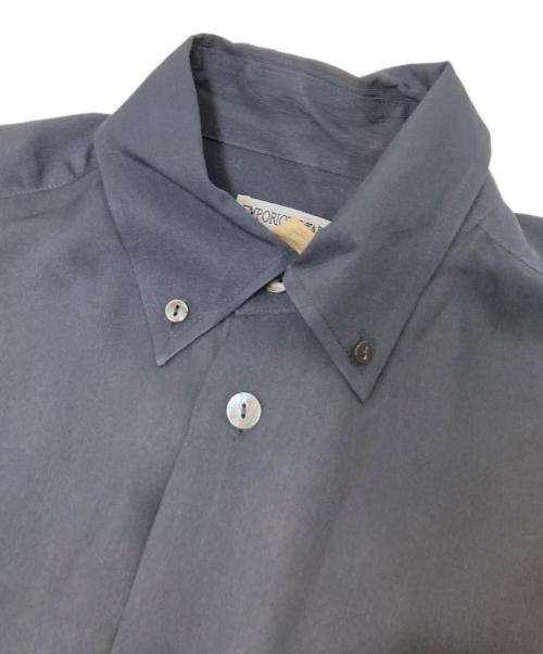 EMPORIO ARMANI（エンポリオ アルマーニ）EMPORIO ARMANI (エンポリオアルマーニ) シルクシャツ グレー サイズ:Sの古着・服飾アイテム