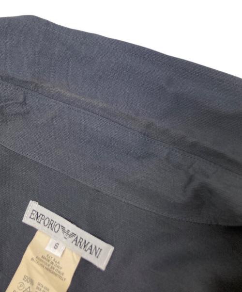 EMPORIO ARMANI（エンポリオ アルマーニ）EMPORIO ARMANI (エンポリオアルマーニ) シルクシャツ グレー サイズ:Sの古着・服飾アイテム
