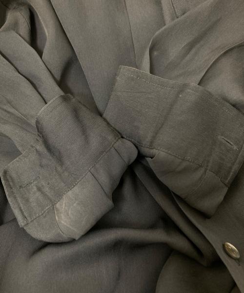 EMPORIO ARMANI（エンポリオ アルマーニ）EMPORIO ARMANI (エンポリオアルマーニ) シルクシャツ グレー サイズ:Sの古着・服飾アイテム