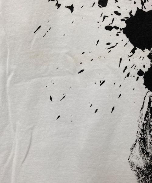 stussy（ステューシー）stussy (ステューシー) プリントTシャツ ホワイト×ブラック サイズ:Lの古着・服飾アイテム