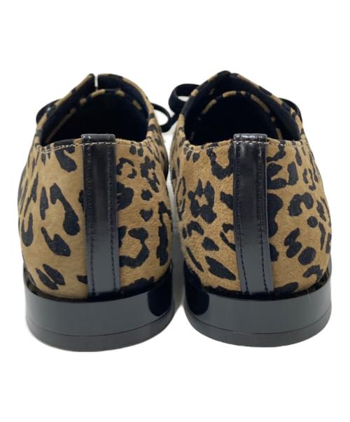 Le Talon GRISE（ル タロン グリーズ）Le Talon GRISE (ル タロン グリーズ) スクエアダブルレースアップフラット ベージュ サイズ:24.0㎝の古着・服飾アイテム