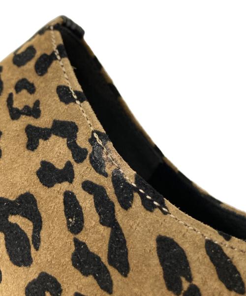 Le Talon GRISE（ル タロン グリーズ）Le Talon GRISE (ル タロン グリーズ) スクエアダブルレースアップフラット ベージュ サイズ:24.0㎝の古着・服飾アイテム