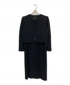 TOKYO SOIRトウキョウソワール）の古着「フォーマルセットアップワンピース」｜ブラック