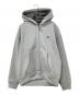 LACOSTE（ラコステ）の古着「フランネルジップフーディー」｜グレー