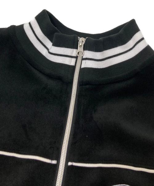X-LARGE（エクストララージ）X-LARGE (エクストララージ) DEXFILM (デックスフィルムズ) VELOUR TRACK JACKET ブラック サイズ:Mの古着・服飾アイテム