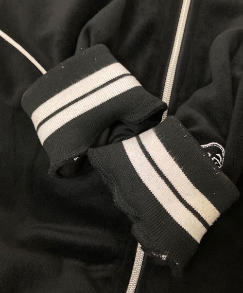 X-LARGE（エクストララージ）X-LARGE (エクストララージ) DEXFILM (デックスフィルムズ) VELOUR TRACK JACKET ブラック サイズ:Mの古着・服飾アイテム