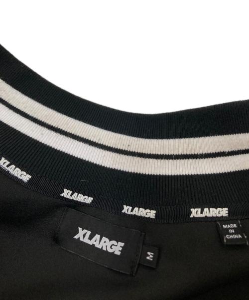 X-LARGE（エクストララージ）X-LARGE (エクストララージ) DEXFILM (デックスフィルムズ) VELOUR TRACK JACKET ブラック サイズ:Mの古着・服飾アイテム