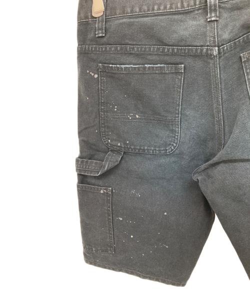CarHartt（カーハート）CarHartt (カーハート) uniform experiment (ユニフォームエクスペリメント) ペインターハーフパンツ ブラック サイズ:30の古着・服飾アイテム