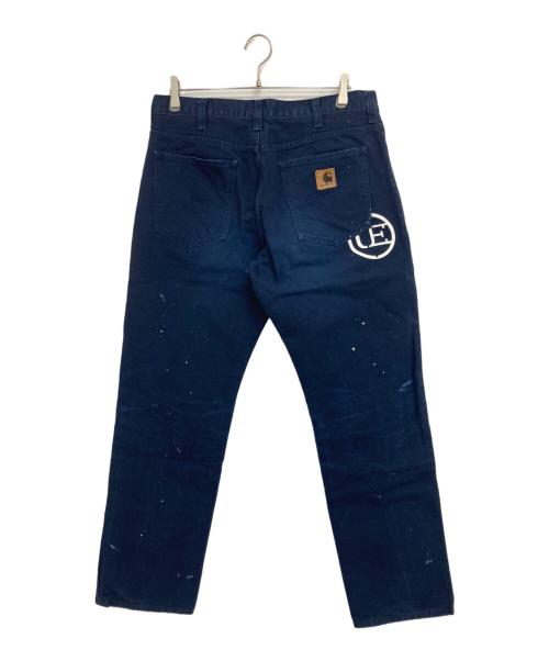 CarHartt（カーハート）CarHartt (カーハート) uniform experiment (ユニフォームエクスペリメント) 加工ダッククワークパンツ ネイビー サイズ:34の古着・服飾アイテム