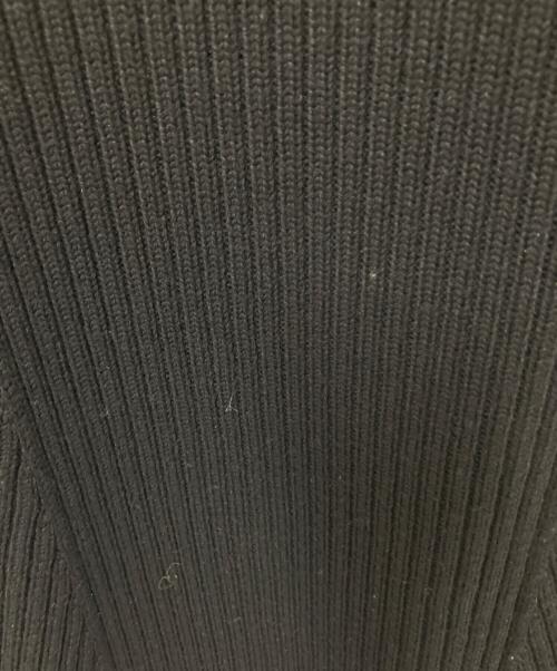 Max Mara Studio（マックスマーラ ストゥディオ）Max Mara Studio (マックスマーラ ストゥディオ) ハーフスリーブノーカラーニットコート ブラック サイズ:Sの古着・服飾アイテム