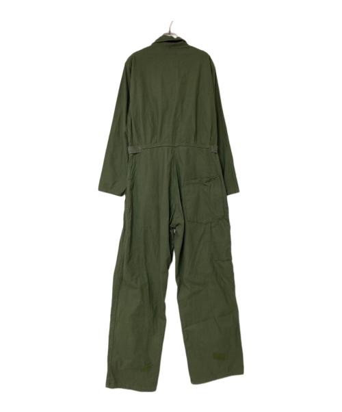 US ARMY（ユーエスアーミー）US ARMY (ユーエスアーミー) 90‘Sジャンプスーツ グリーン サイズ:Mの古着・服飾アイテム