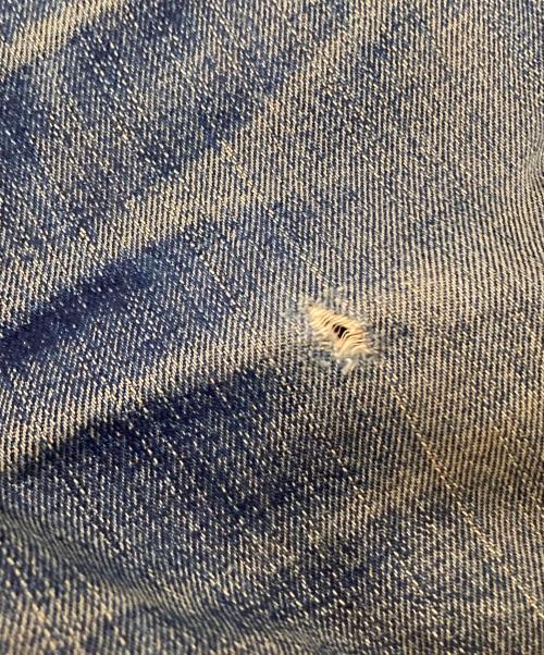 THE FLAT HEAD（ザ・フラットヘッド）THE FLAT HEAD (ザ・フラットヘッド) セルビッヂダメージデニムパンツ インディゴ サイズ:下記参照の古着・服飾アイテム