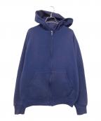 RUSSELL ATHLETICラッセルアスレチック）の古着「ジップパーカー」｜ネイビー