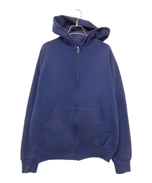 RUSSELL ATHLETIC（ラッセルアスレチック）RUSSELL ATHLETIC (ラッセルアスレチック) ジップパーカー ネイビー サイズ:Mの古着・服飾アイテム