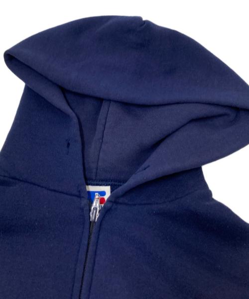 RUSSELL ATHLETIC（ラッセルアスレチック）RUSSELL ATHLETIC (ラッセルアスレチック) ジップパーカー ネイビー サイズ:Mの古着・服飾アイテム