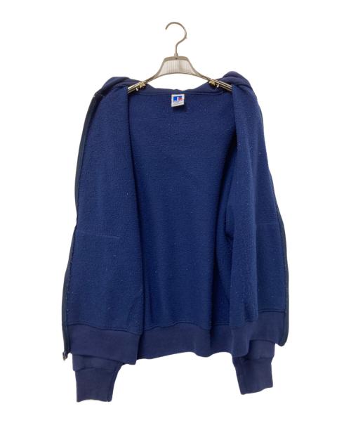 RUSSELL ATHLETIC（ラッセルアスレチック）RUSSELL ATHLETIC (ラッセルアスレチック) ジップパーカー ネイビー サイズ:Mの古着・服飾アイテム