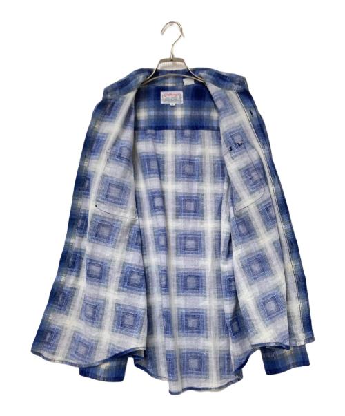 Anthony's（アンソニーズ）Anthony's (アンソニーズ) オンブレフランネルチェックシャツ ブルー サイズ:Mの古着・服飾アイテム