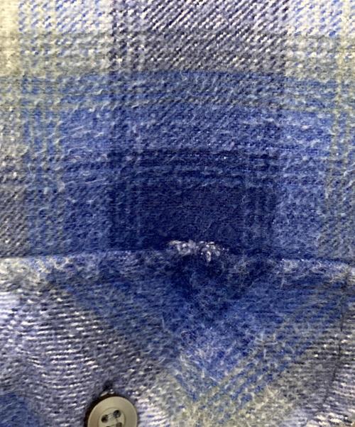 Anthony's（アンソニーズ）Anthony's (アンソニーズ) オンブレフランネルチェックシャツ ブルー サイズ:Mの古着・服飾アイテム