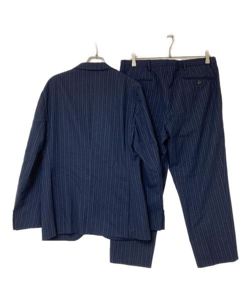 BOGLIOLI（ボリオリ）BOGLIOLI (ボリオリ) ストライプセットアップスーツ ネイビー サイズ:46の古着・服飾アイテム