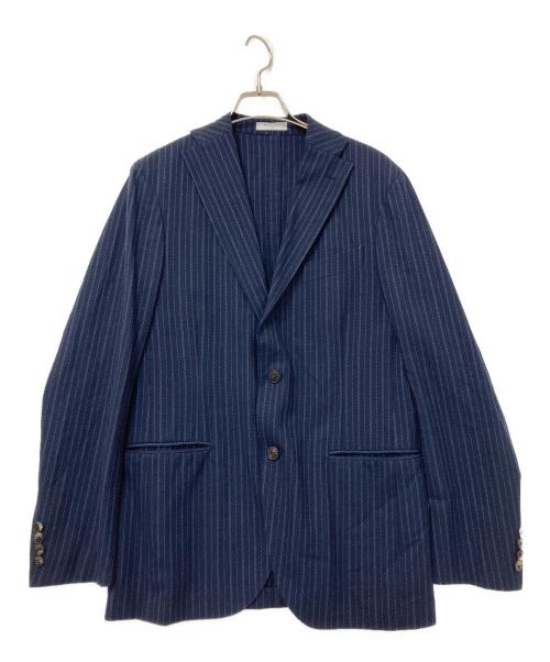 BOGLIOLI（ボリオリ）BOGLIOLI (ボリオリ) ストライプセットアップスーツ ネイビー サイズ:46の古着・服飾アイテム