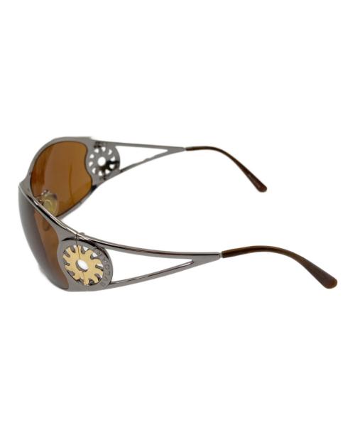 BVLGARI（ブルガリ）BVLGARI (ブルガリ) トンドサンメタルフレームサングラス ブラウン サイズ:66□13の古着・服飾アイテム