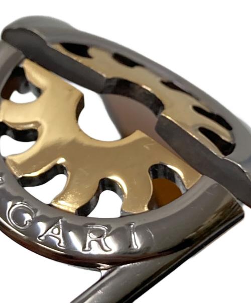 BVLGARI（ブルガリ）BVLGARI (ブルガリ) トンドサンメタルフレームサングラス ブラウン サイズ:66□13の古着・服飾アイテム
