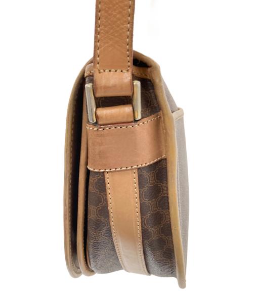 CELINE（セリーヌ）CELINE (セリーヌ) マカダム柄ショルダーバッグ ブラウン サイズ:下記参照の古着・服飾アイテム