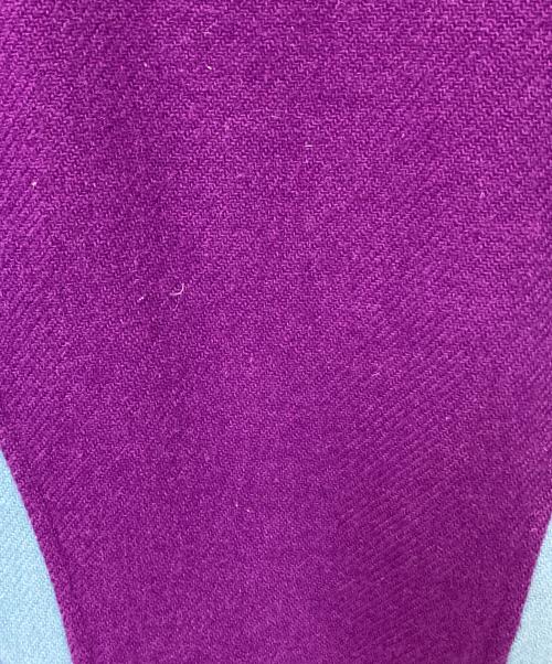 COMME des GARCONS HOMME PLUS（コムデギャルソンオムプリュス）COMME des GARCONS HOMME PLUS (コムデギャルソンオムプリュス) パターンデザインウールジャケット パープル サイズ:Mの古着・服飾アイテム