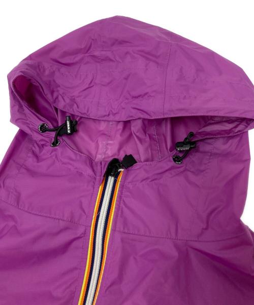 K-WAY（ケイウェイ）K-WAY (ケイウェイ) フーデッドジャケット パープル サイズ:3XLの古着・服飾アイテム
