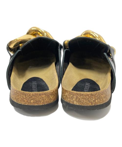 J.W.ANDERSON（ジェイダブリューアンダーソン）J.W.ANDERSON (ジェイダブリューアンダーソン) チェーンモチーフサンダル ブラック サイズ:42の古着・服飾アイテム