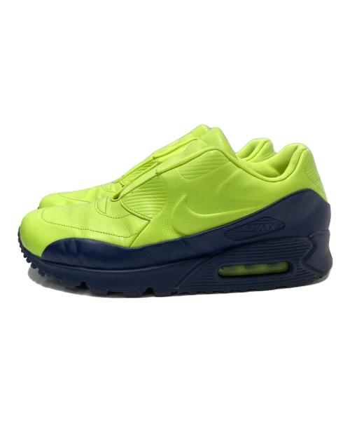 NIKE（ナイキ）NIKE (ナイキ) sacai (サカイ) WMNS AIR MAX 90 SP ネイビー×イエロー サイズ:27.0cmの古着・服飾アイテム