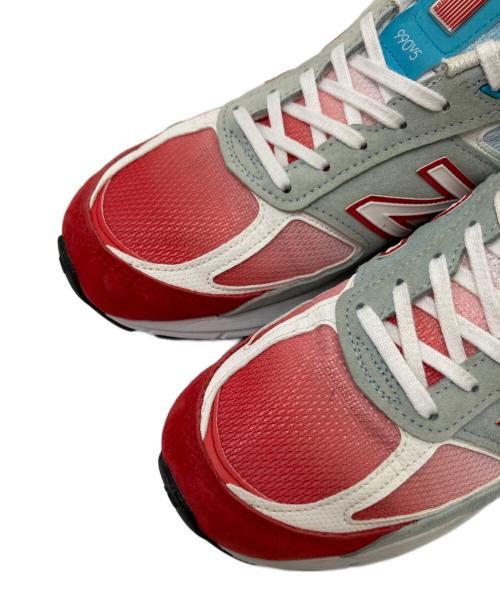 NEW BALANCE（ニューバランス）NEW BALANCE (ニューバランス) 990v5 Popsicle ブルー×レッド サイズ:27.5㎝の古着・服飾アイテム