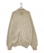 FLYing scotsmanフライングスコッツマン）の古着「ウールニットジャケット」｜ベージュ