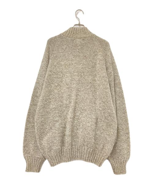 FLYing scotsman（フライングスコッツマン）FLYing scotsman (フライングスコッツマン) ウールニットジャケット ベージュ サイズ:Lの古着・服飾アイテム